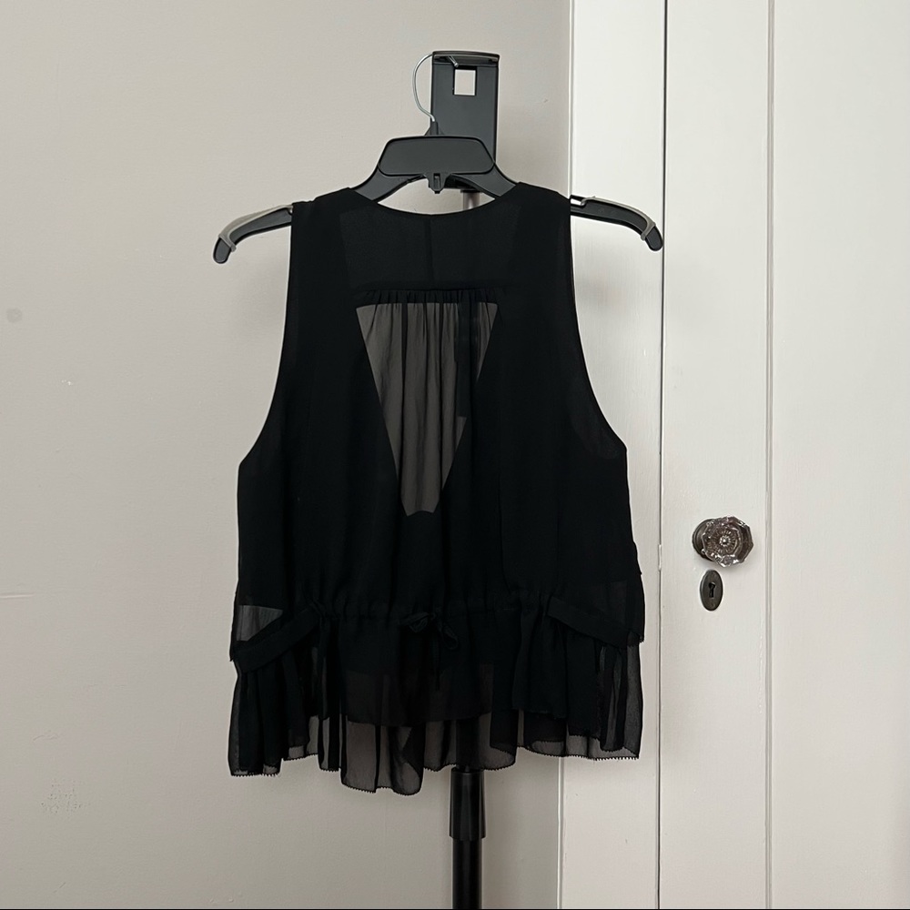 Black casual Vest